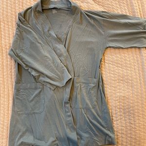 Girlfriend Collective Robe in Moonstone